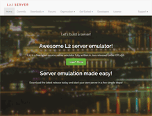 Tablet Screenshot of l2jserver.com